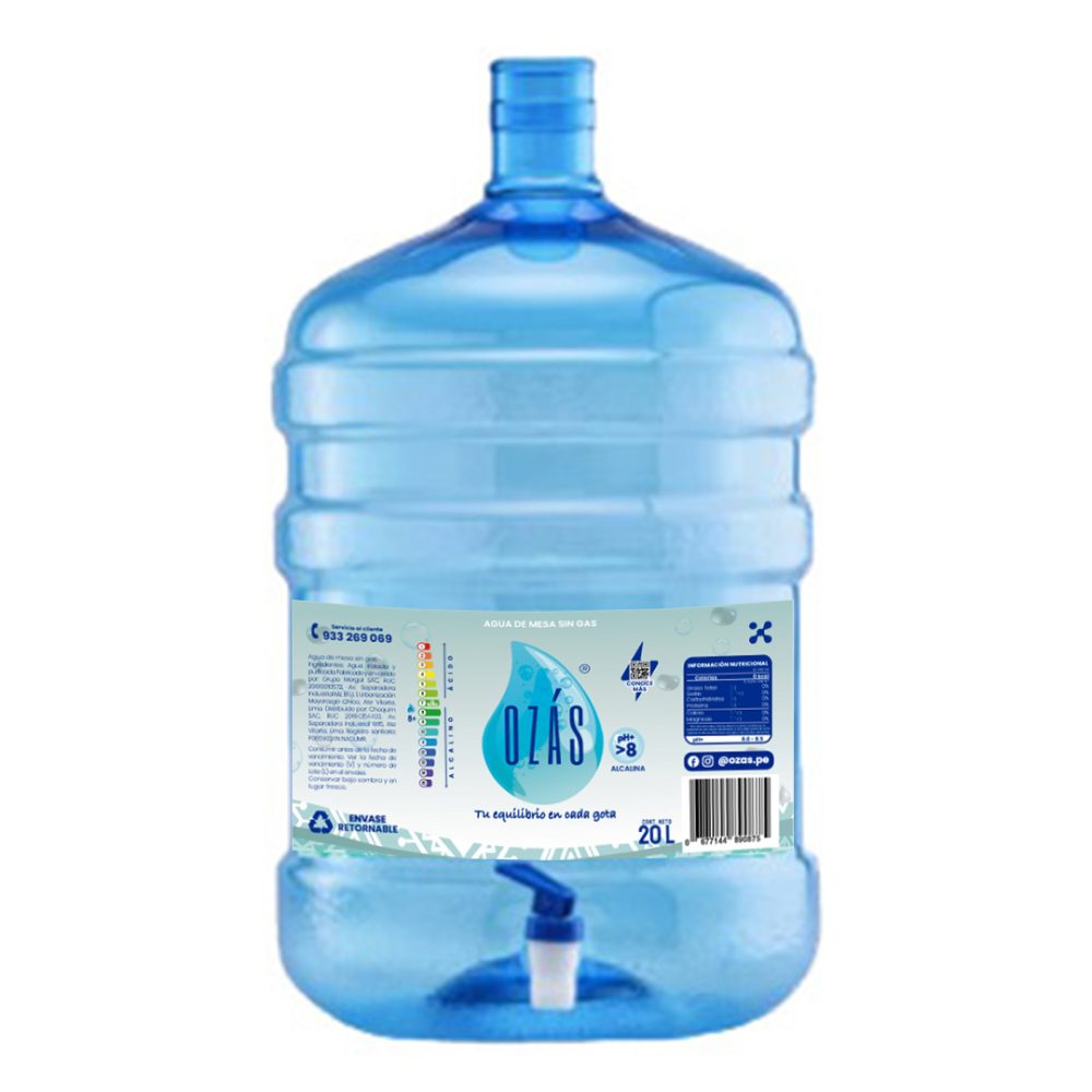 Bidón PET 20 L con caño